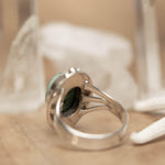 Turquoise Ring ~ Sterling Silver 925 ~ Handmade ~ Statement ~ Hippie ~ Bohemian ~ Jewelry ~Gift For Her ~Gemstone~December Birthstone~ MR262