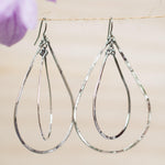 Karla Double Tear Drop Earrings ~Gold Plated or Silver Plated ~ SME014 - Maresia Jewelry