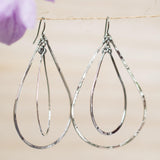 Karla Double Tear Drop Earrings ~Gold Plated or Silver Plated ~ SME014 - Maresia Jewelry