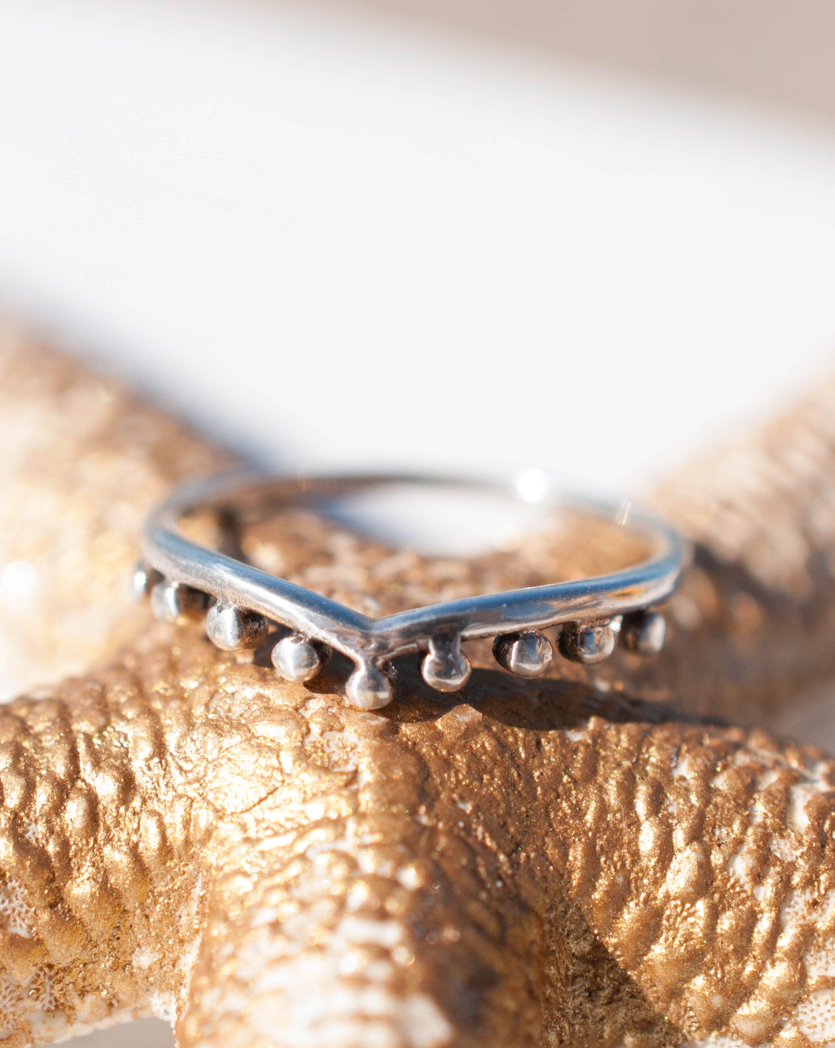Karla Ring~ Sterling Silver 925~ SMR - Maresia Jewelry