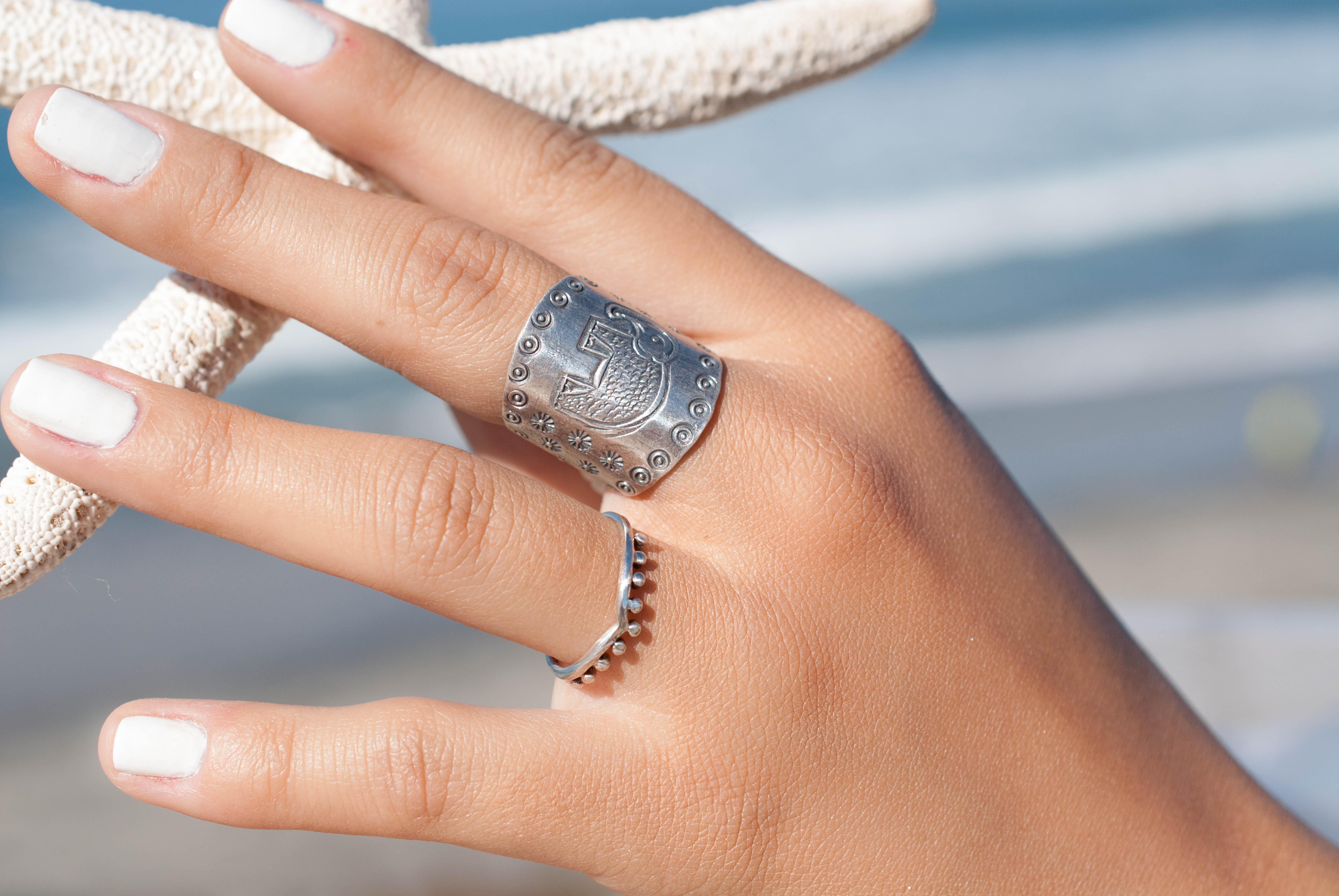 Karla Ring~ Sterling Silver 925~ SMR - Maresia Jewelry