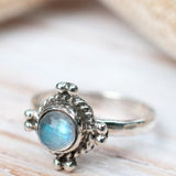 Moonstone Ring~ Sterling Silver 925  ~ MR011 - Maresia Jewelry