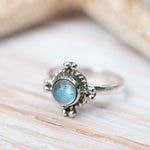 Moonstone Ring~ Sterling Silver 925  ~ MR011 - Maresia Jewelry
