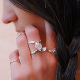 Moonstone Ring~ Sterling Silver 925  ~ MR011 - Maresia Jewelry