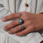 Moonstone Ring~ Sterling Silver 925  ~ MR011 - Maresia Jewelry