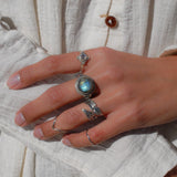Moonstone Ring~ Sterling Silver 925  ~ MR011 - Maresia Jewelry
