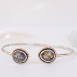 Labradorite Adjustable Bracelet ~ Sterling Silver 925 ~ MB008 - Maresia Jewelry