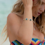 Labradorite Adjustable Bracelet ~ Sterling Silver 925 ~ MB008 - Maresia Jewelry
