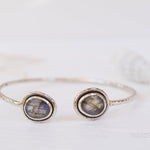 Labradorite Adjustable Bracelet ~ Sterling Silver 925 ~ MB008 - Maresia Jewelry