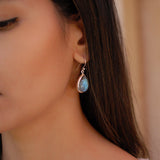 Labradorite Earrings ~ Sterling Silver 925 ~ME001 - Maresia Jewelry