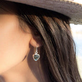 Labradorite Earrings ~ Sterling Silver 925 ~ME005 - Maresia Jewelry