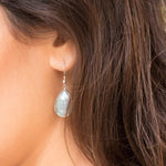 Labradorite Earrings ~ Sterling Silver 925 ~ME086 - Maresia Jewelry