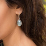 Labradorite Earrings ~ Sterling Silver 925 ~ME086 - Maresia Jewelry