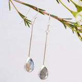 Labradorite Earrings ~ Sterling Silver 925 ~ME137 - Maresia Jewelry