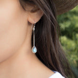 Labradorite Earrings ~ Sterling Silver 925 ~ME137 - Maresia Jewelry