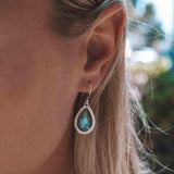 Labradorite Earrings ~ Sterling Silver 925 ~ ME197 - Maresia Jewelry