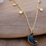 Labradorite Necklace ~ Gold Plated 18k ~ Jewelry ~ Gift For Her ~ Minimalist~ Handmade~ Thin Chain~ Delicate ~Layered ~ MN130