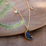 Labradorite Necklace ~ Gold Plated 18k ~ Jewelry ~ Gift For Her ~ Minimalist~ Handmade~ Thin Chain~ Delicate ~Layered ~ MN130