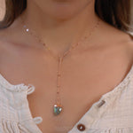 Labradorite Necklace~ Rose Gold Filled , Sterling Silver or Gold Filled - Maresia Jewelry