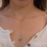 Labradorite Necklace~ Rose Gold Filled , Sterling Silver or Gold Filled - Maresia Jewelry
