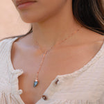 Labradorite Necklace~ Rose Gold Filled , Sterling Silver or Gold Filled - Maresia Jewelry