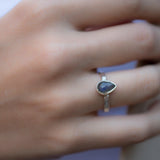 Labradorite Ring ~ Sterling Silver 925 ~ MR205 - Maresia Jewelry