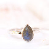 Labradorite Ring ~ Sterling Silver 925 ~ MR205 - Maresia Jewelry