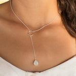 Labradorite Y Necklace ~ Sterling Silver 925 - Maresia Jewelry