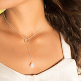 Labradorite Y Necklace ~ Sterling Silver 925 - Maresia Jewelry