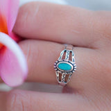 Lapa Turquoise Ring ~Sterling Silver 925~ SMR010 - Maresia Jewelry