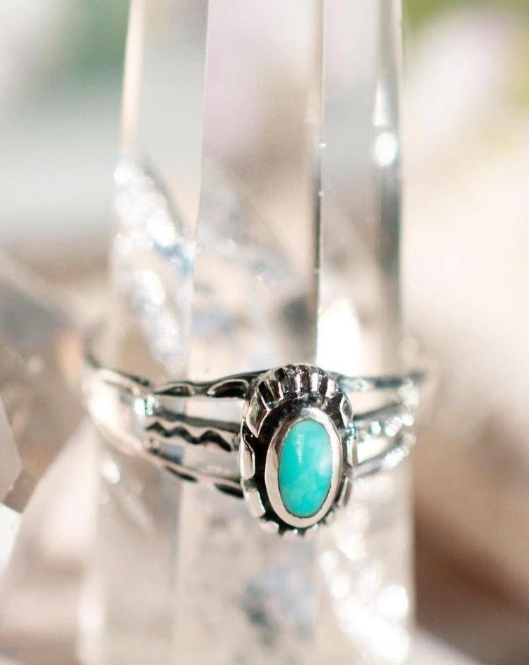 Lapa Turquoise Ring ~Sterling Silver 925~ SMR010 - Maresia Jewelry