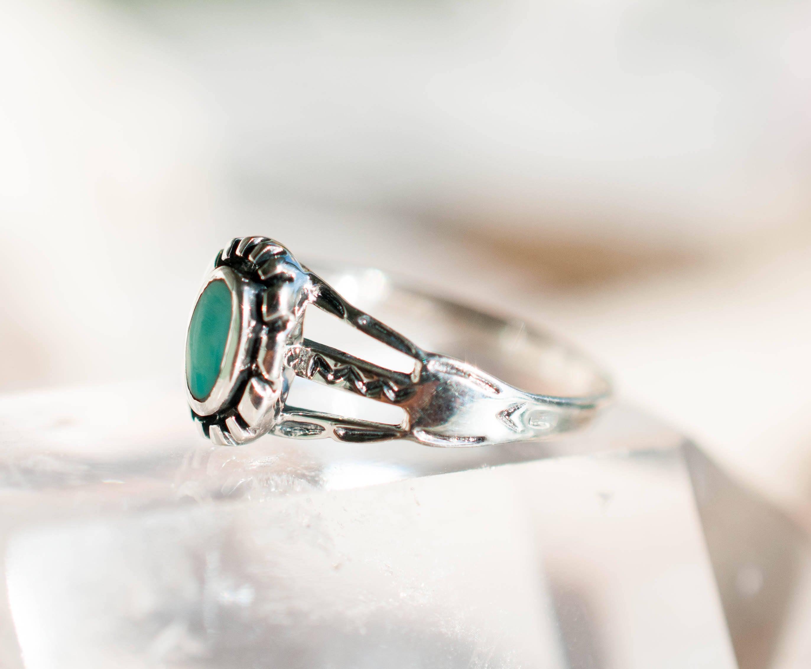 Lapa Turquoise Ring ~Sterling Silver 925~ SMR010 - Maresia Jewelry