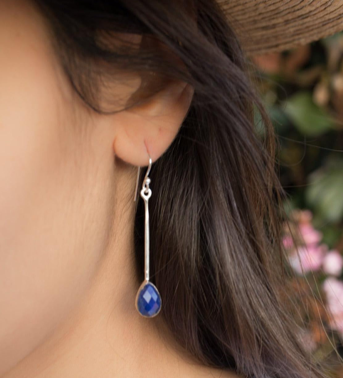 Lapis Lazuli Earrings ~ Sterling Silver 925 ~ ME136 - Maresia Jewelry