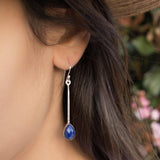Lapis Lazuli Earrings ~ Sterling Silver 925 ~ ME136 - Maresia Jewelry