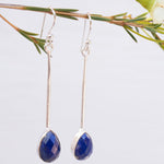 Lapis Lazuli Earrings ~ Sterling Silver 925 ~ ME136 - Maresia Jewelry