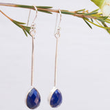 Lapis Lazuli Earrings ~ Sterling Silver 925 ~ ME136 - Maresia Jewelry