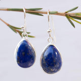 Lapis Lazuli Earrings ~ Sterling Silver 925  ~ ME141 - Maresia Jewelry