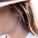 Lapis Lazuli Earrings ~ Sterling Silver 925  ~ ME141 - Maresia Jewelry