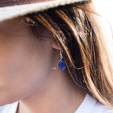Lapis Lazuli Earrings ~ Sterling Silver 925  ~ ME141 - Maresia Jewelry