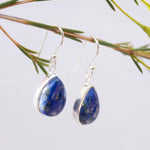 Lapis Lazuli Earrings ~ Sterling Silver 925  ~ ME141 - Maresia Jewelry