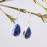 Lapis Lazuli Earrings ~ Sterling Silver 925  ~ ME141 - Maresia Jewelry