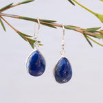 Lapis Lazuli Earrings ~ Sterling Silver 925  ~ ME141 - Maresia Jewelry