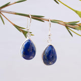 Lapis Lazuli Earrings ~ Sterling Silver 925  ~ ME141 - Maresia Jewelry