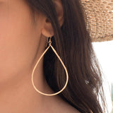 Large Tear Drop Earrings ~ Gold filled or Sterling Silver 925~ME099 - Maresia Jewelry