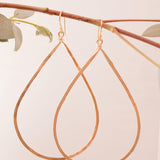 Large Tear Drop Earrings ~ Gold filled or Sterling Silver 925~ME099 - Maresia Jewelry