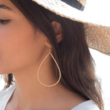Large Tear Drop Earrings ~ Gold filled or Sterling Silver 925~ME099 - Maresia Jewelry