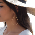 Large Tear Drop Earrings ~ Gold filled or Sterling Silver 925~ME099 - Maresia Jewelry