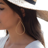 Large Tear Drop Earrings ~ Gold filled or Sterling Silver 925~ME099 - Maresia Jewelry