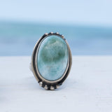 Larimar Ring ~ Sterling Silver 925~MR195 - Maresia Jewelry