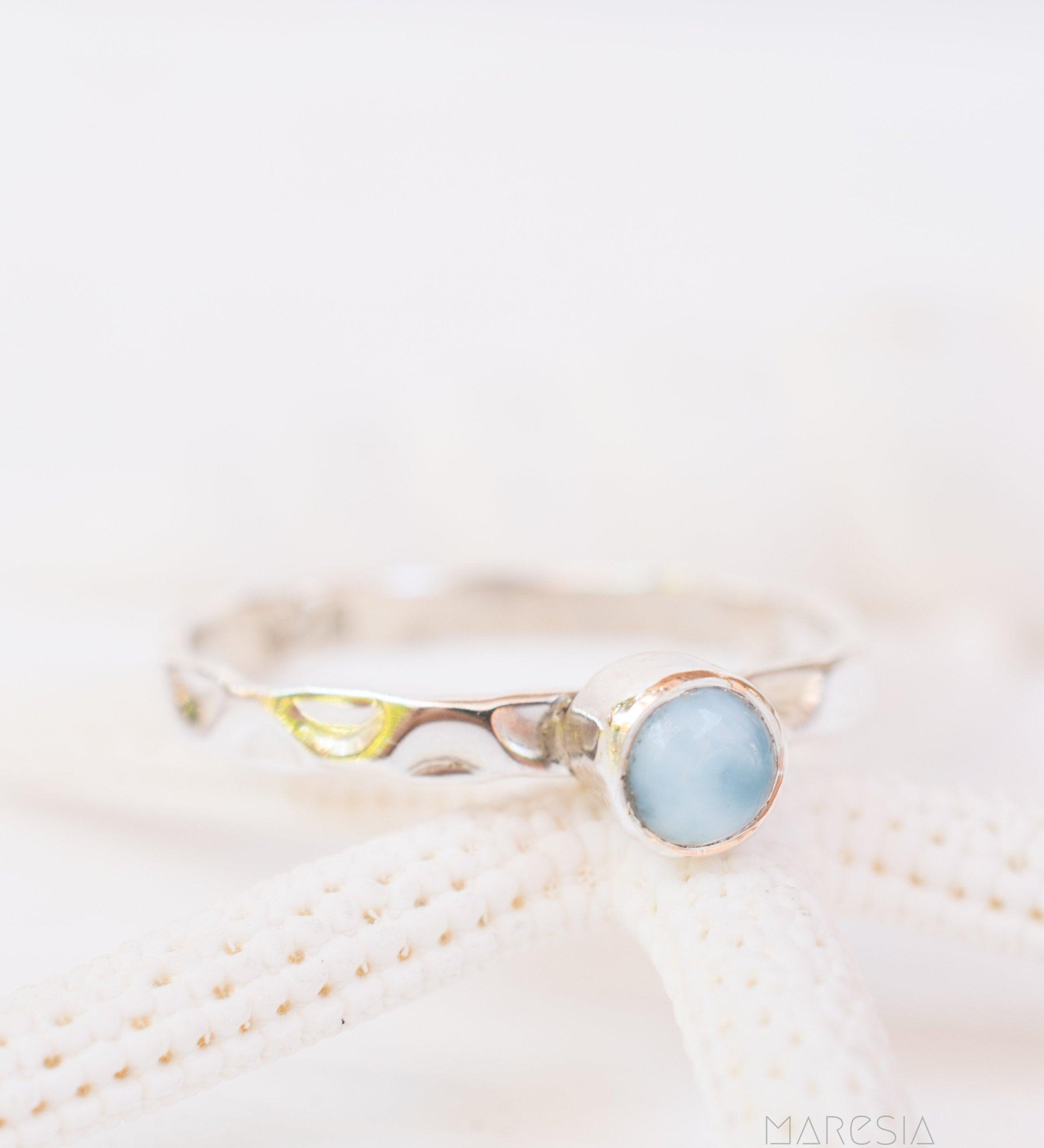 Larimar Ring ~ Sterling Silver 925 ~ MR208 - Maresia Jewelry